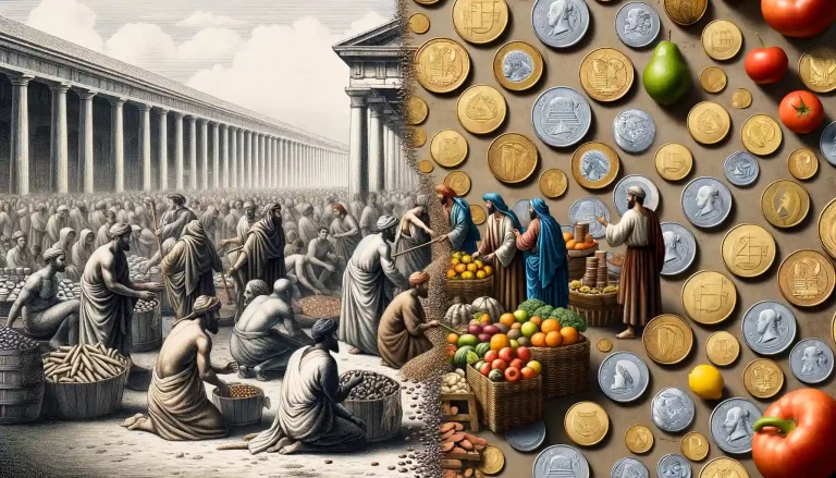 The Transition from Barter to Coinage Systems