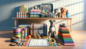 Packing and Organizing Pet Essentials